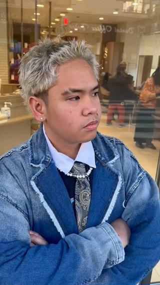 ショート カラー パーマ メンズ 【メンズパーマ職人】 kanata/溝の口のヘアスタイル