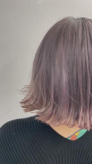 ミディアム 🌟髪質改善ケアカラ ー美髪縮毛矯正y🌟のヘアスタイル