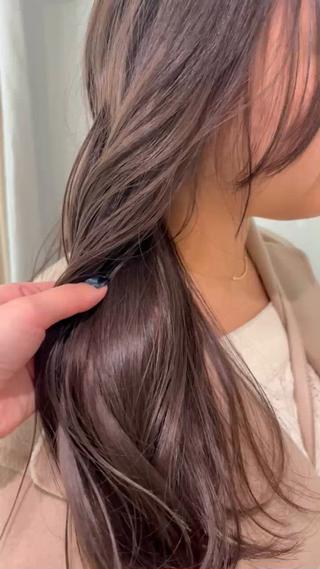 透明感たっぷりマロンブラウン 