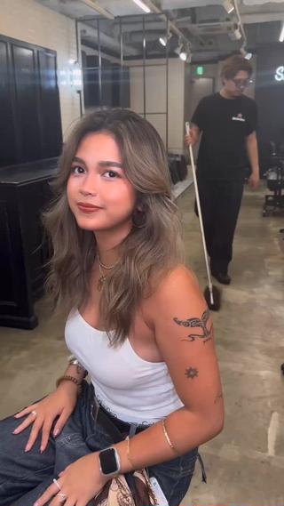 #海外風レイヤー #外国人風カラー #バレイヤージュカラー#ハイライトカラー #レイヤーカット 