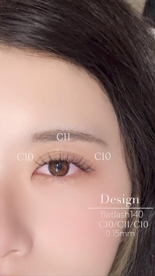 マツエク・マツパ Froom🎀 hinata⋆⭒˚｡のマツエク・マツパデザイン