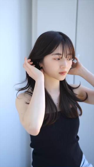 セミロング ANLY.meijijingumae所属・レイヤーカット/ 前髪顔周りカットのヘアスタイル