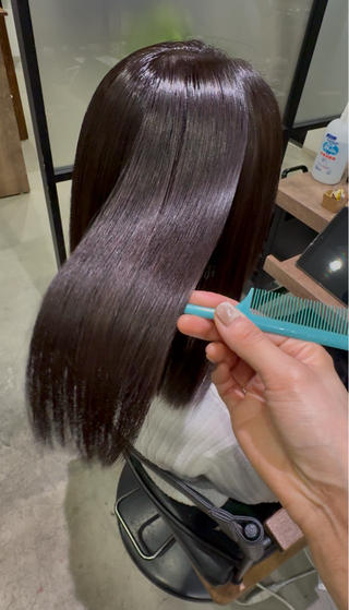 ミディアム CHESS所属・星 優南のヘアスタイル