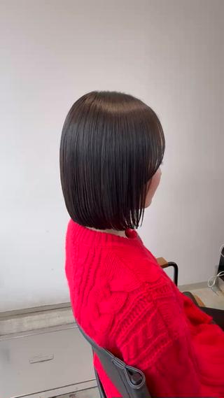 ミディアム CHESS所属・星 優南のヘアスタイル