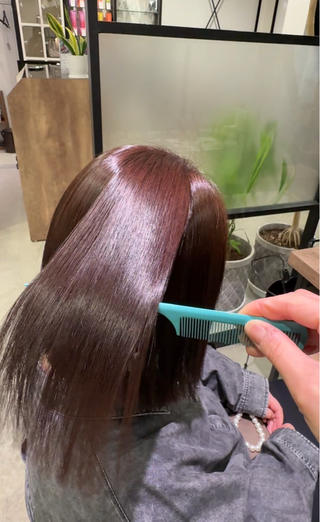 ミディアム CHESS所属・星 優南のヘアスタイル