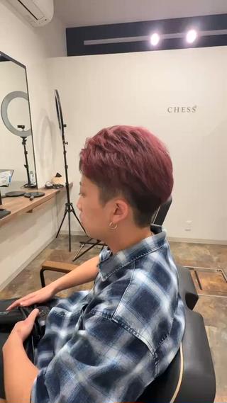 ショート CHESS所属・星 優南のヘアスタイル