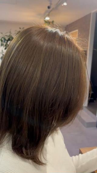 ミディアム カラー 脇田 光樹のヘアスタイル