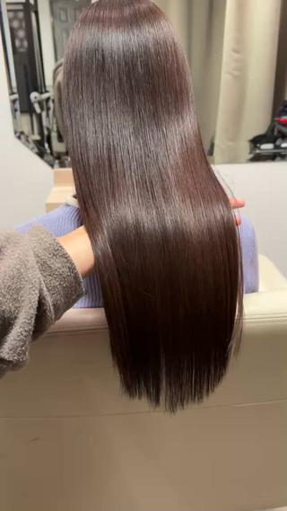 ロング CALAMARI所属・【渋谷で人気】艶髪× 髪質改善/ツヤカラーのヘアスタイル