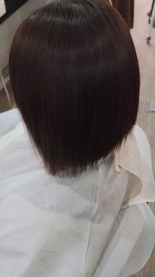 つやつやサラサラの美髪縮毛矯正です！
 