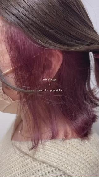 セミロング 中村 帆花のヘアスタイル