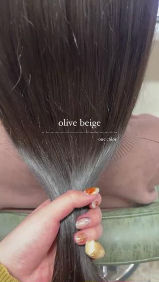 カラー 中村 帆花のヘアスタイル