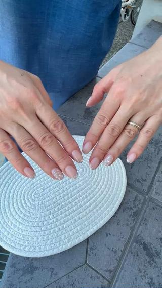 デザイン︎キラッキラネイル 