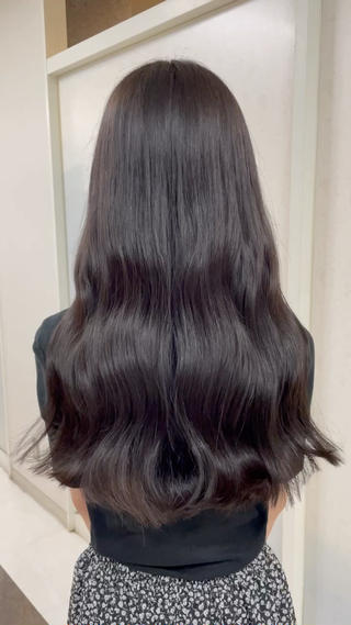 ロング×透明感ブラック 