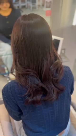 カラー 🤍ふんわりアイドル カラー🎀Rio🪽のヘアスタイル