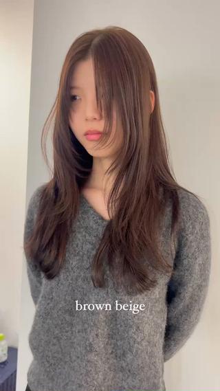 セミロング カラー sakoda shunkiのヘアスタイル