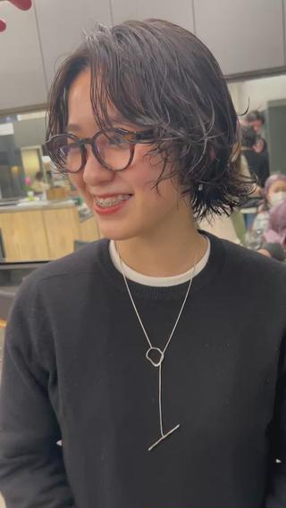 ショート パーマ sakoda shunkiのヘアスタイル