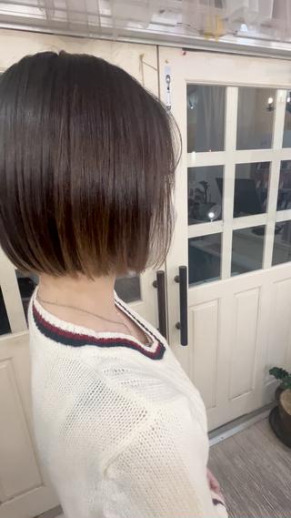 ショート hairグラチア所属・新城 奈央のヘアスタイル
