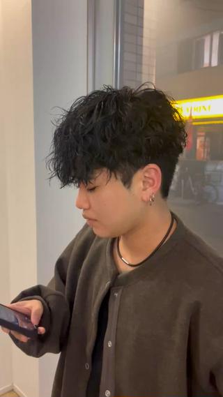 ショート パーマ メンズ MEN'S HAIR PERCUT所属・行方 晴貴のヘアスタイル