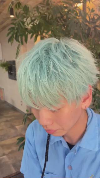 ブリーチカラー＋カット 