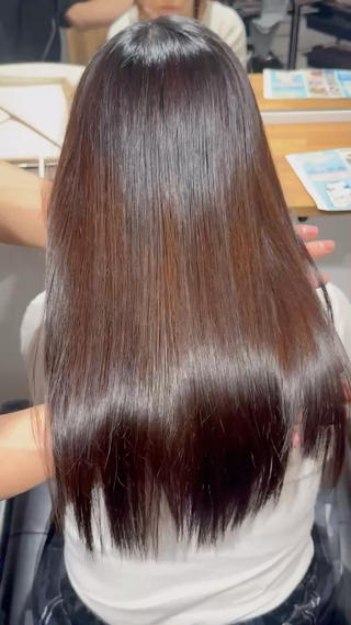 ロング Ceaven 溝の口【セヴン】所属・ツヤツヤ縮毛矯正 men'sカット小山のヘアスタイル