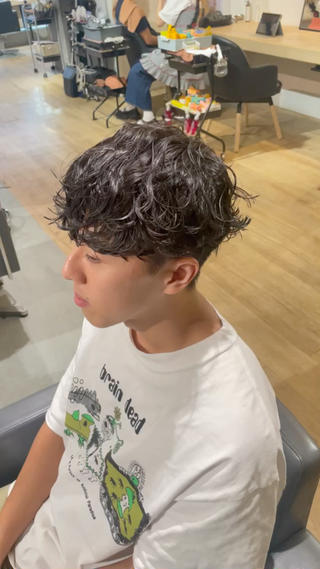 パーマ 川副史晶/梅田/ メンズパーマのヘアスタイル