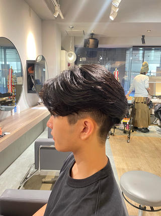 パーマ 川副史晶/梅田/ メンズパーマのヘアスタイル