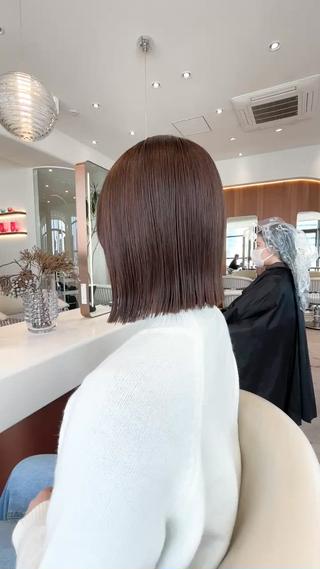 ショート カラー 渋谷ボブ/レイヤー ボブ田中航平のヘアスタイル