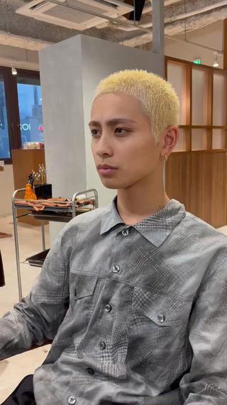 ショート カラー メンズ 【代表】 辻龍樹のヘアスタイル
