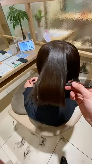 ショート 縮毛矯正 髪質改善　鈴木のヘアスタイル