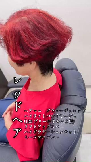 ショート カラー 中島 剛のヘアスタイル
