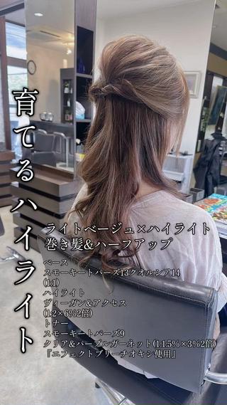 ロング カラー 中島 剛のヘアスタイル