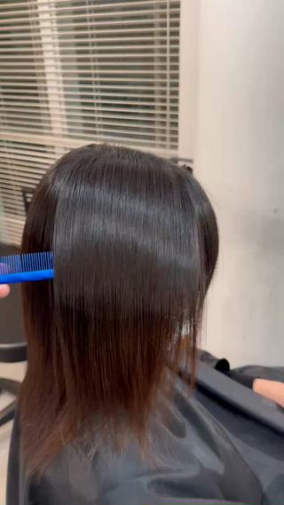 髪質改善トリートメントで艶髪へ、、 