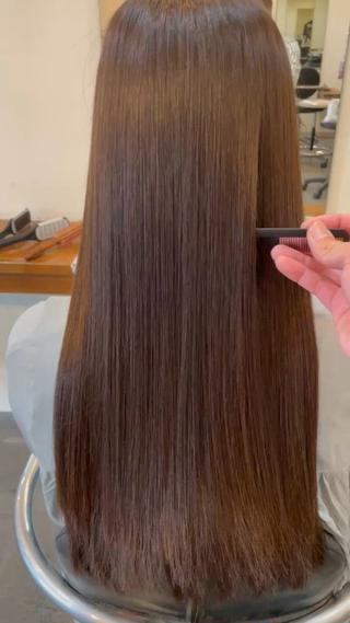 ロング 丸山 菜々子のヘアスタイル