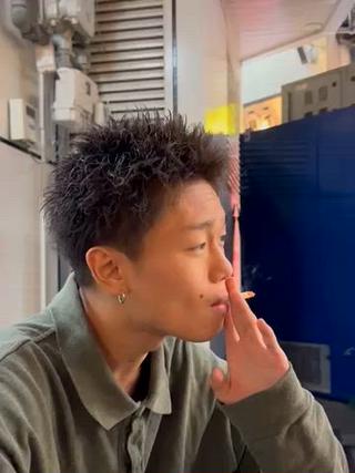 ベリーショート×ピンパーマ
ベリーショートは男っぽさ全開です！ 