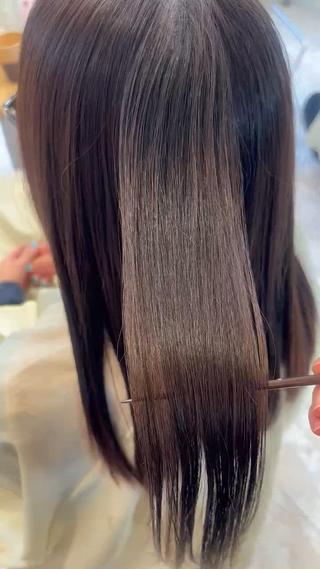 縮毛矯正でうるサラヘアへ︎︎✧·˚