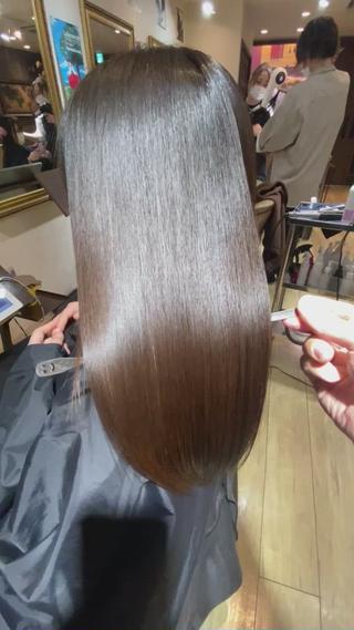 美髪ストレート 