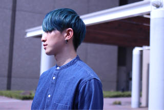 ブリーチオンカラー塩基性MIX

#ブルーグラデーション
#ブルーカラー
#メンズビビットカラー
#韓流マッシュ 