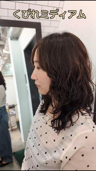 髪質改善パーマヘア
朝のお手入れ簡単です！ 