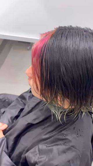 ウルフフェザーカット