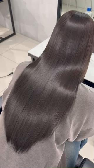 寒色透明感カラー 