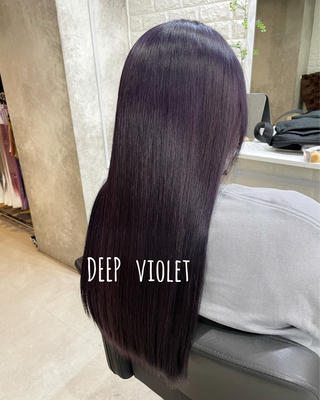 【ディープバイオレット】
色落ちも可愛い紫カラーおすすめです 