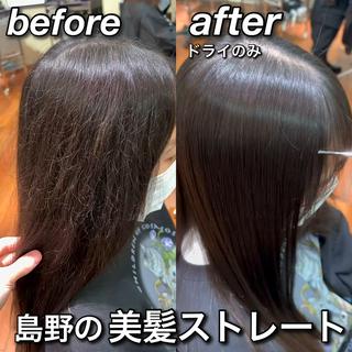 ロング CURE nex the salon表参道所属・【縮毛矯正プロ講師】 島野 伊央汰のヘアスタイル
