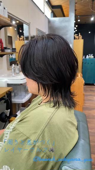 ミディアム branch所属・内山 優のヘアスタイル