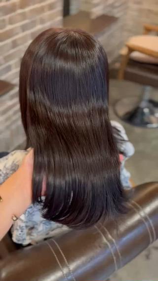 ミディアム メンズパーマ/縮毛 矯正/徳田真緒のヘアスタイル