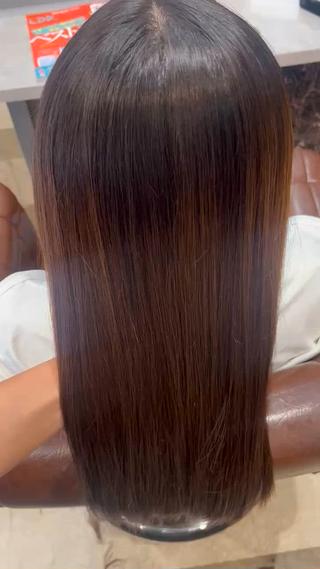 ロング メンズパーマ/縮毛 矯正/徳田真緒のヘアスタイル