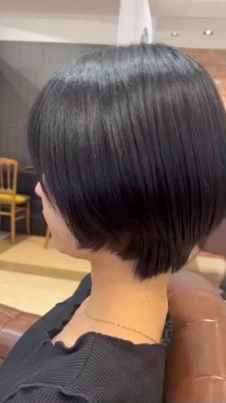 ショート メンズパーマ/縮毛 矯正/徳田真緒のヘアスタイル