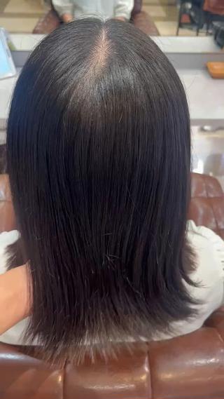 ミディアム メンズパーマ/縮毛 矯正/徳田真緒のヘアスタイル