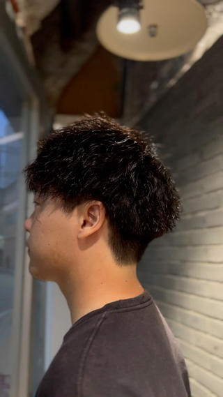 ミディアム パーマ メンズ FRISEUR/山本 美芽のヘアスタイル
