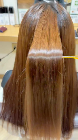 ロング パーマ 🫧似合わせ カラー /縮毛矯正🎀みずきのヘアスタイル