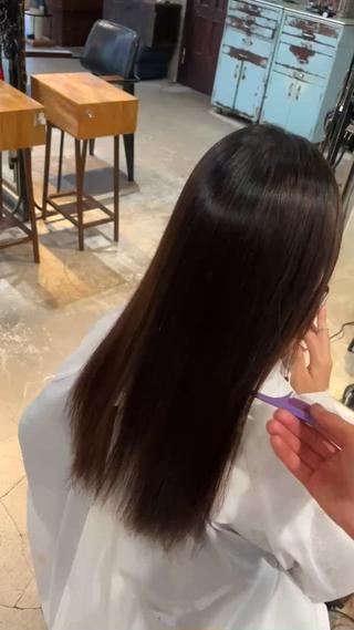 セミロング カラー ヘアアレンジ 🫧艶髪矯正 髪質改善🫧 大介のヘアスタイル